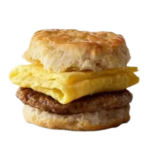 Sausage Biscuit with Egg
