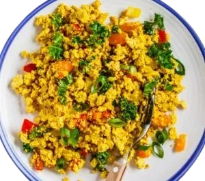 Scrambled Egg Vegetable Mix and Sausage 
